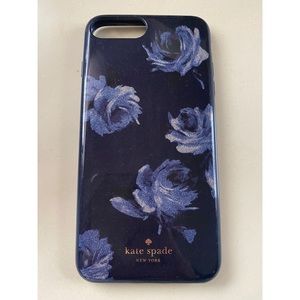 Kate Spade Blue Floral iPhone 6,7,8+ case